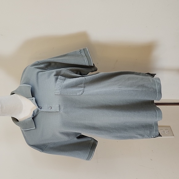 Izod Other - Izod's Polo Men's Shirt, Green/Gray w/Small White Marks Top/Shirt, Size Large